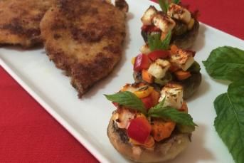 Sebzeli Peynirli Mantar