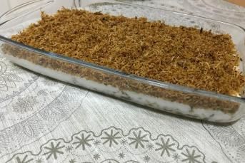 Kadayıflı Muhallebi Tatlısı Tarifi