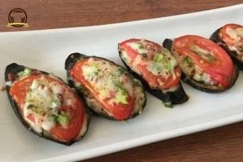 Fırında Patlıcan Pizzası