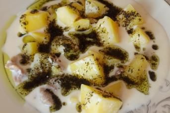 Yoğurtlu Patates