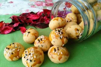 Pizza Tadında Misket Kurabiye