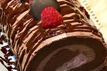 Çikolatalı İsviçre Rulosu (Ağızda Eriyen Pasta)