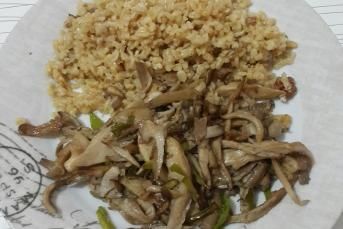 İstiridye Mantarı Kavurması