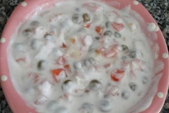 Evde Rus Salatası Yapımı