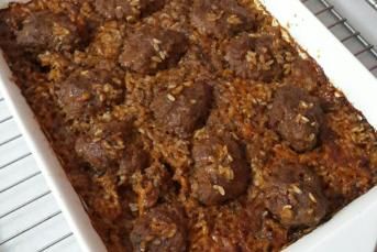 Salçalı Köfteli Pilav