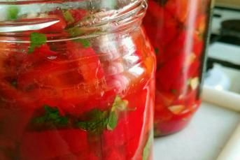 Közlenmiş Kapya Biber Turşusu