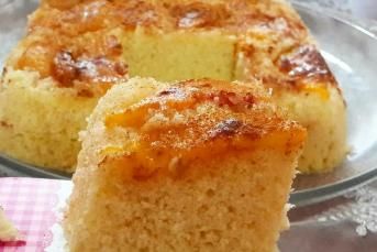 Mikrodalgada 8 Dakikada Şeftalili Sünger Kek