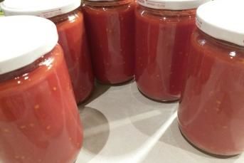 Kışlık Domates Sosu Yapımı