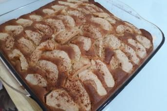 Cevizli Tarçınlı Elmalı Kek