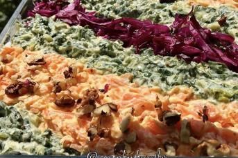 Ispanaklı Havuçlu Bulgur Salatası