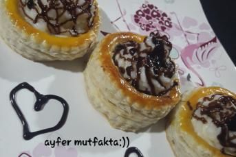 Kremalı Milföy Çanakları