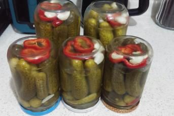 Kornişon Salatalık Turşusu (Sıcak Su İle)