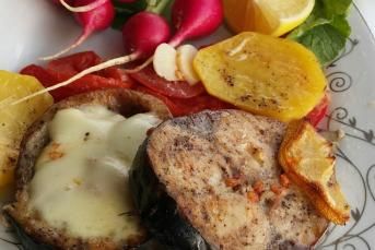 Fırında Kaşarlı Palamut