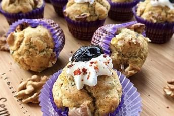 Havuçlu Cevizli Tuzlu Kek