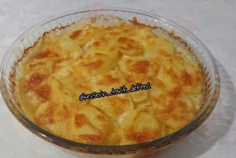 Fırında Kremalı Patates Dilimleri