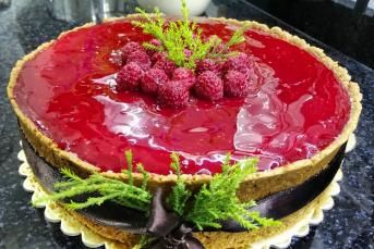 Vişneli Frambuazlı Cheesecake