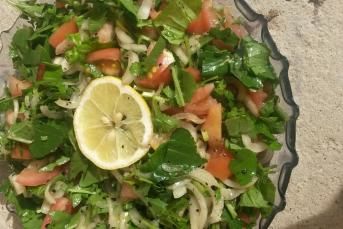 Roka Piyazı (Balık Yanına Enfes Salata)