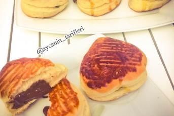 Çikolatalı Kalpli Poğaça