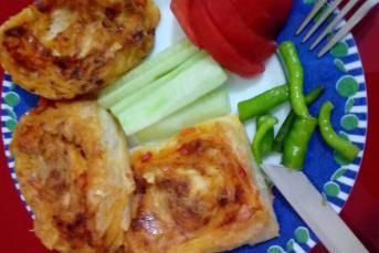 Bol Sebzeli Rulo Börek