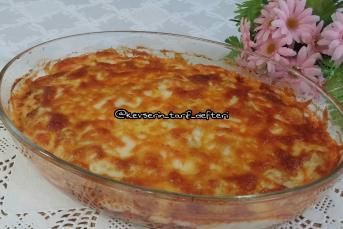 Beşamel Soslu Kıymalı Kabak Yemeği