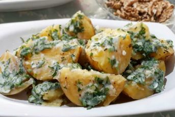 Düdüklüde Kahvaltılık, Soslu Patates