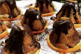 Çikolata Soslu Etimek Tatlısı