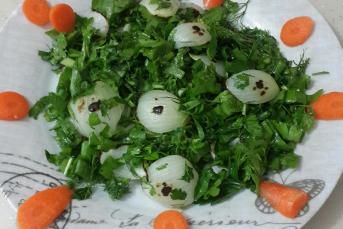 Közlenmiş Soğan Salatası