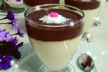 Çikolata Soslu Sütlü Tatlım