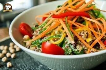 Nohutlu Kinoa Salatası