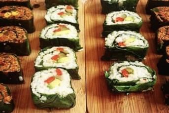 Yalancı Suşi (Pazı Yaprağı İle)