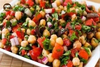 Nohutlu Patlıcan Salatası