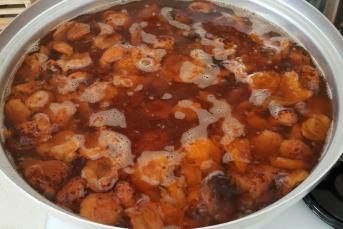 Kayısı Hoşafı Yapımı