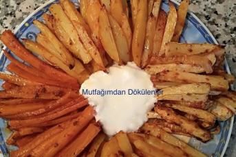 Fırında Karışık Sebze