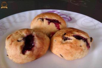 Vişneli Top Kurabiye