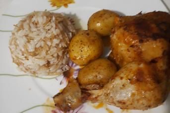 Fırında Patatesli Tavuk Yapımı