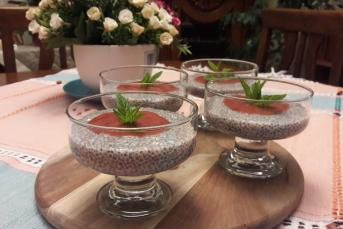 Badem Sütü Ve Chia Tohumlu Rafine Şekersiz Puding