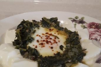 Yumurtalı  Ispanak Tarifi