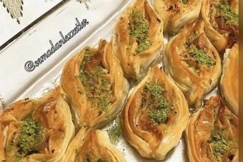 Büzgülü Baklava (Kayık Baklava)