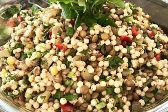 Yeşil Mercimekli Kuskus Salatası