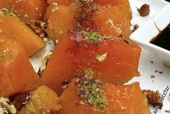 Pekmezli Cevizli Kabak Tatlısı