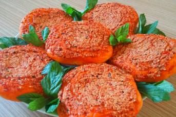 Porsiyonluk Biberli Ekmek