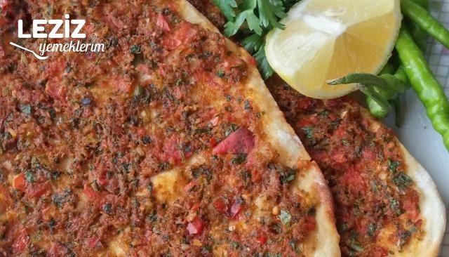 Ev Yapımı Lahmacun (Nefis Mi Nefis) Leziz Yemeklerim