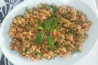 Sürk Salatası (Çökelek Salatası Hatay Yöresi)