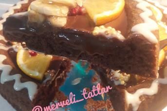 Karamelli Çikolatalı Tart Pasta (Şahane Lezzet)