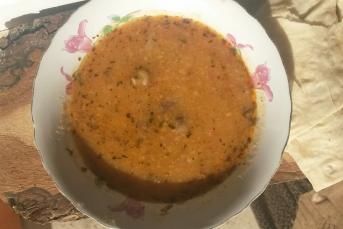 Kavurmalı Tarhana Çorbası