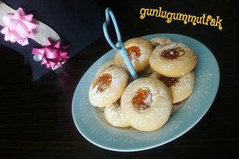 Kayısı Marmelatlı Kurabiye