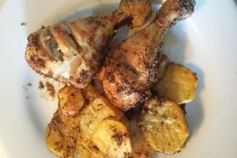 Mangal Tadında Fırında Tavuk Baget