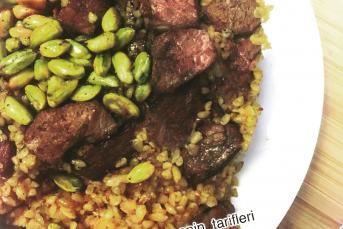 Kavurmalı Firik Pilavı