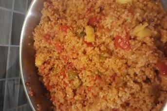 Sebzeli Bulgur Pilavı (Aşamalı Anlatım)