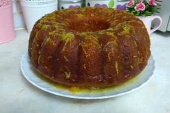 Portakal Soslu Kek Yapımı